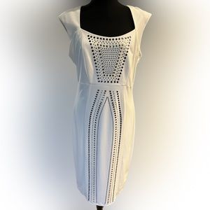 Size 12 Off white Pencil Fit with Bling Bling